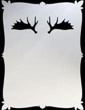 Antlers Self-Portrait Mirror