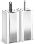 Olive Oil and Vinegar Set in Stainless Steel
