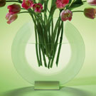 Oval ArtGlass Vase
