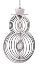 Spiral Snowman Ornament